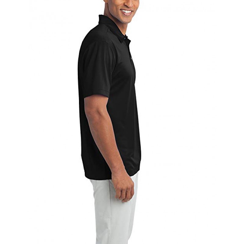 Custom Embroidered Port Authority Polo Shirts - Free Logo Setup - Pack of 5 