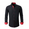 Mens Dress Shirts Regular Fit Long Sleeve Men Shirt