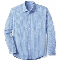 Men's Regular-Fit Long-Sleeve Gingham Shirt