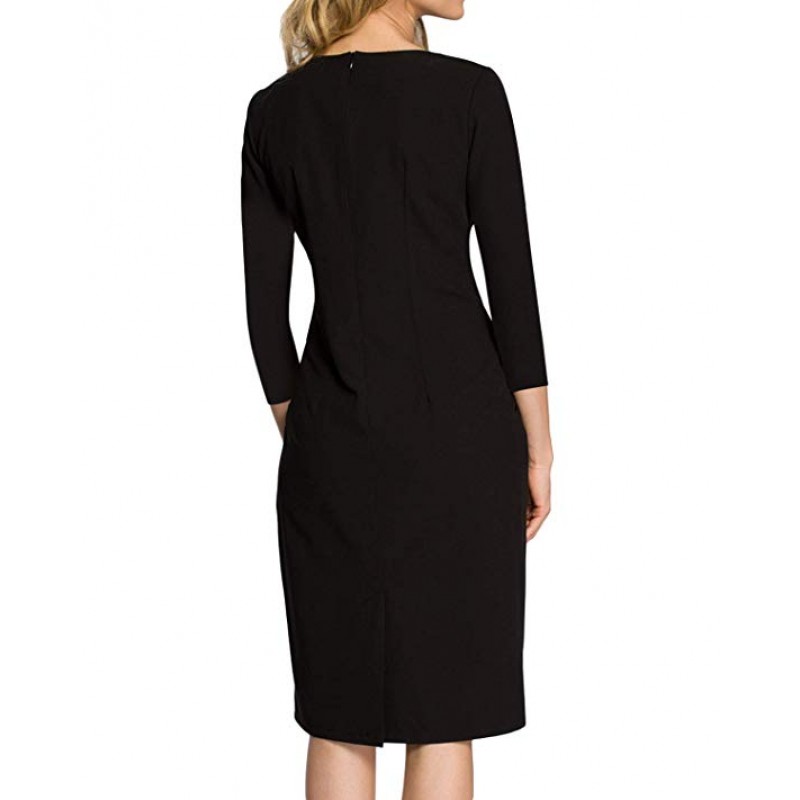 Women Short Sleeve Formal Party Work Business Office Sheath Dress