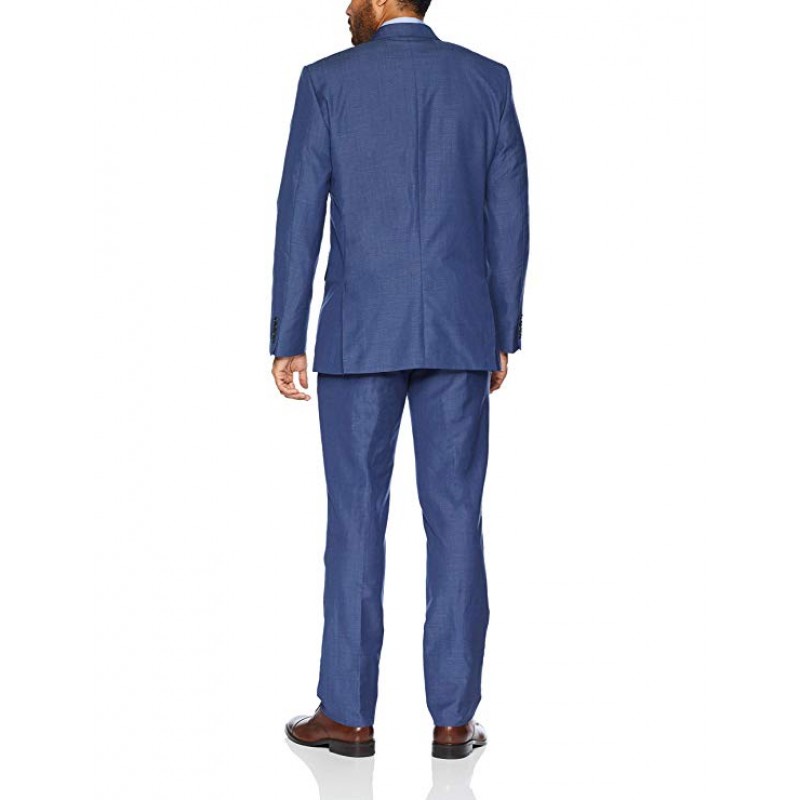 Men's Slim Fit 2 Button Wool Stretch Suit